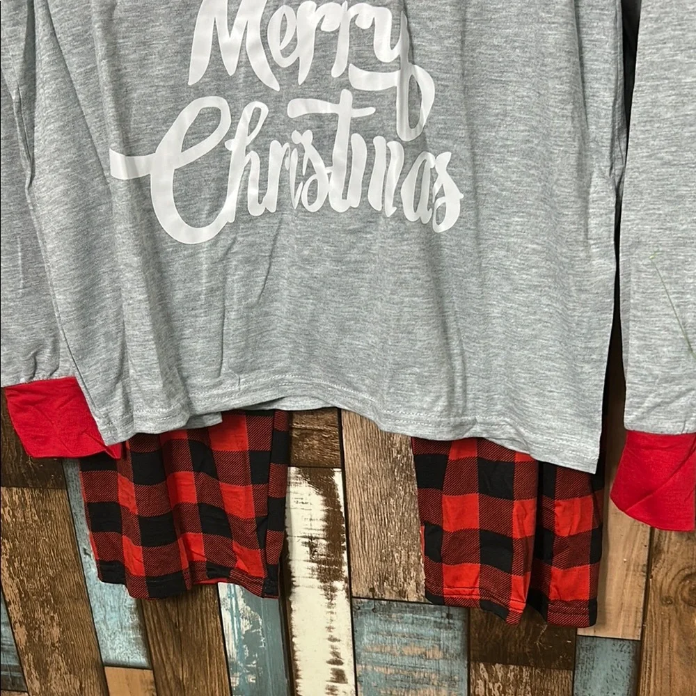 Gray Christmas Tree Pajama Set - XL - Picture 5 of 13